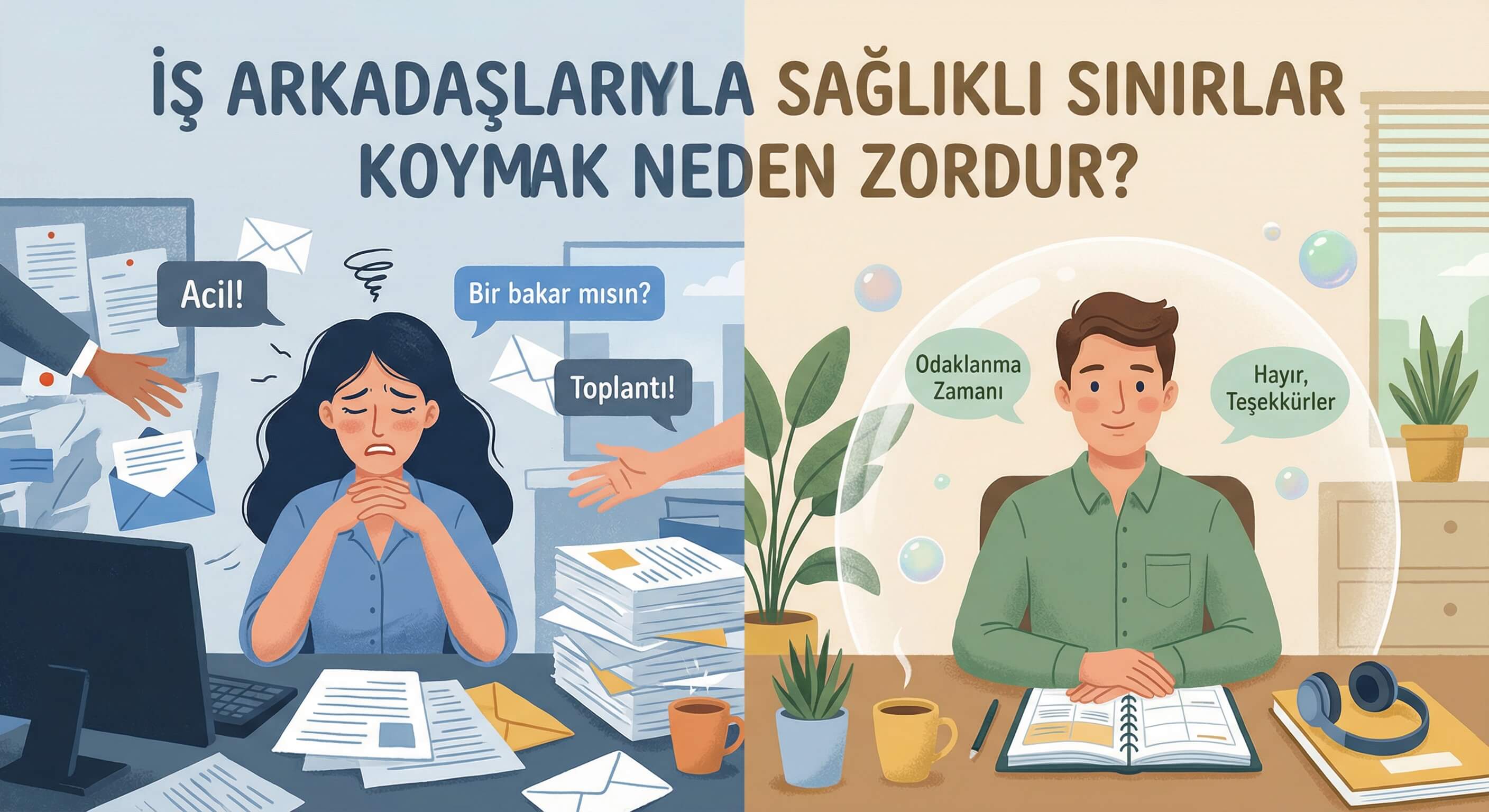 Ofiste "Hayır" Diyememek: İş Arkadaşlarıyla Neden Sınır Çizemiyoruz?