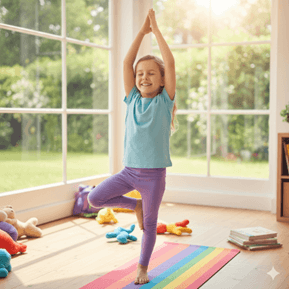 Minik Yogiler İş Başına: Çocuklar İçin Dikkati Güçlendiren Eğlenceli Yoga Pozları